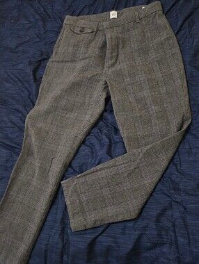 GAP Gray Plaid Dress Pants